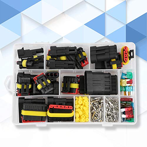 Premium Car Connector Plug Kit - Reliable & Stable Electrical Wire Connectors for Automotive Wiring - Perfect for DIY Car Repairs, Vehicle Maintenance & Electrical System Upgrades