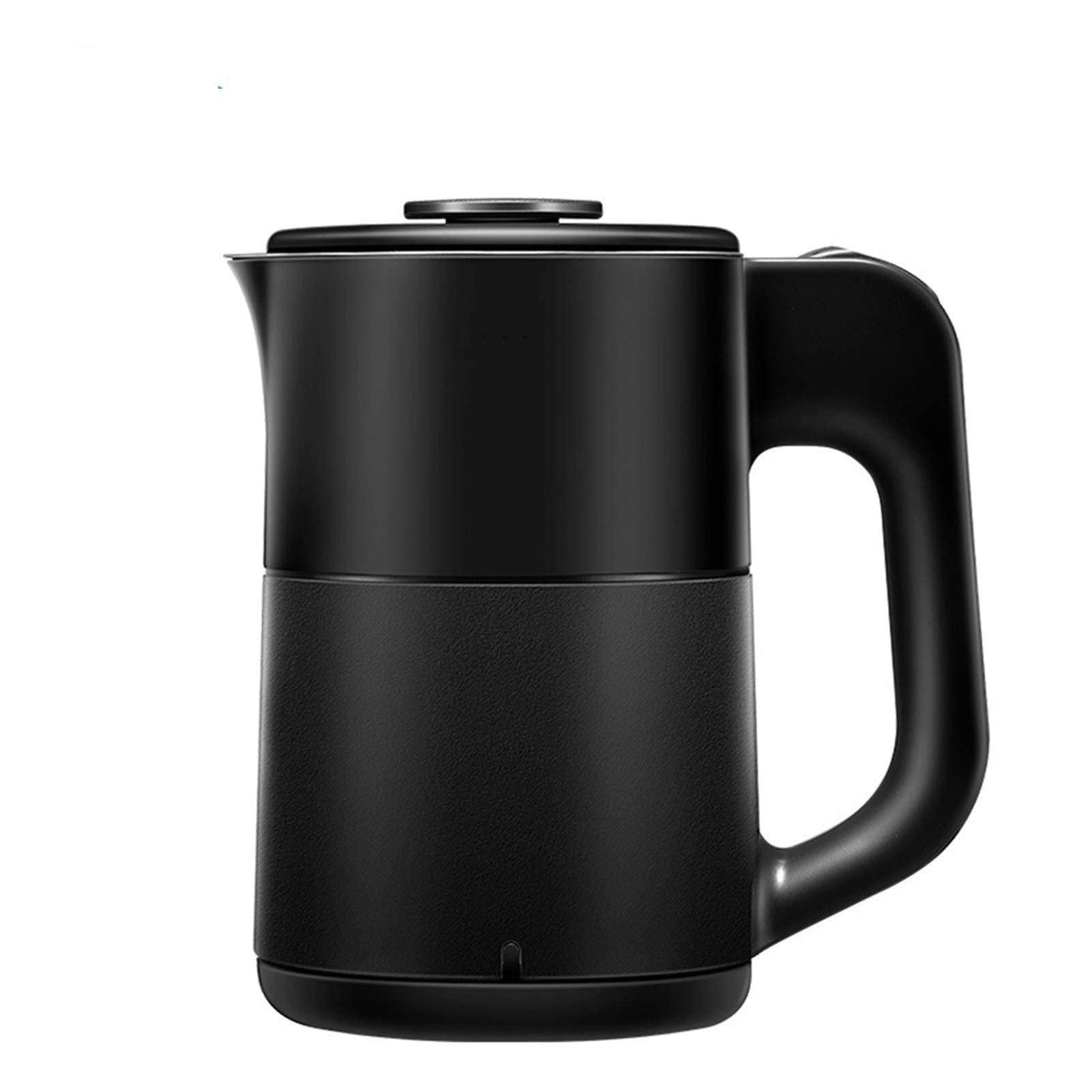 Portable Electric Travel Kettle 0.6L - Stainless Steel Mini Water Boiler with Auto Shut-Off - Perfect for Office, Dorm, Camping & Road Trips (Black)