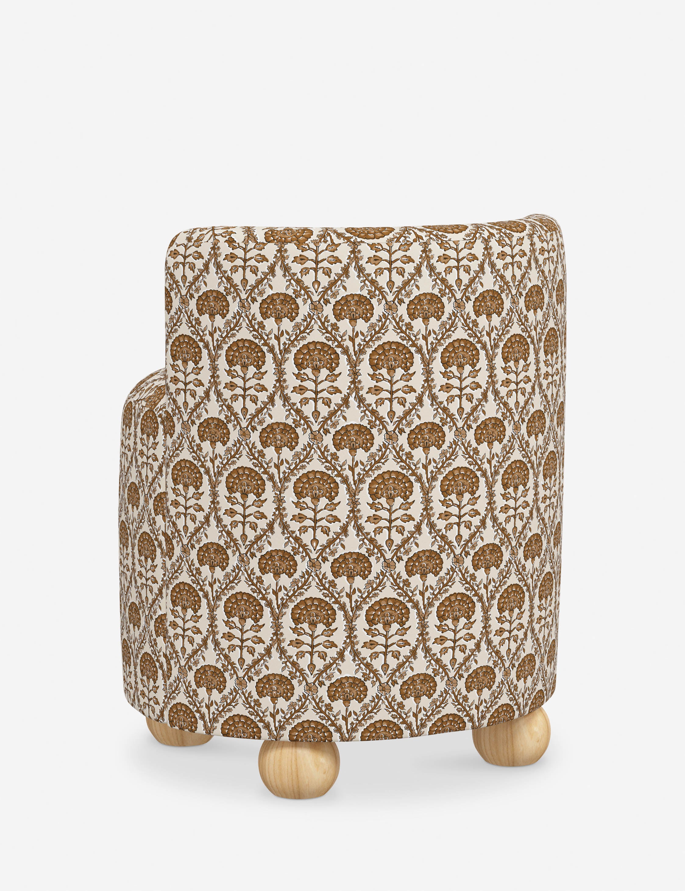 Fernsby Modern Accent Chair - Mid Century Style Upholstered Lounge Chair for Living Room, Bedroom & Office - Comfortable Fabric Armchair with Wooden Legs - Perfect for Reading, Relaxing & Decorating