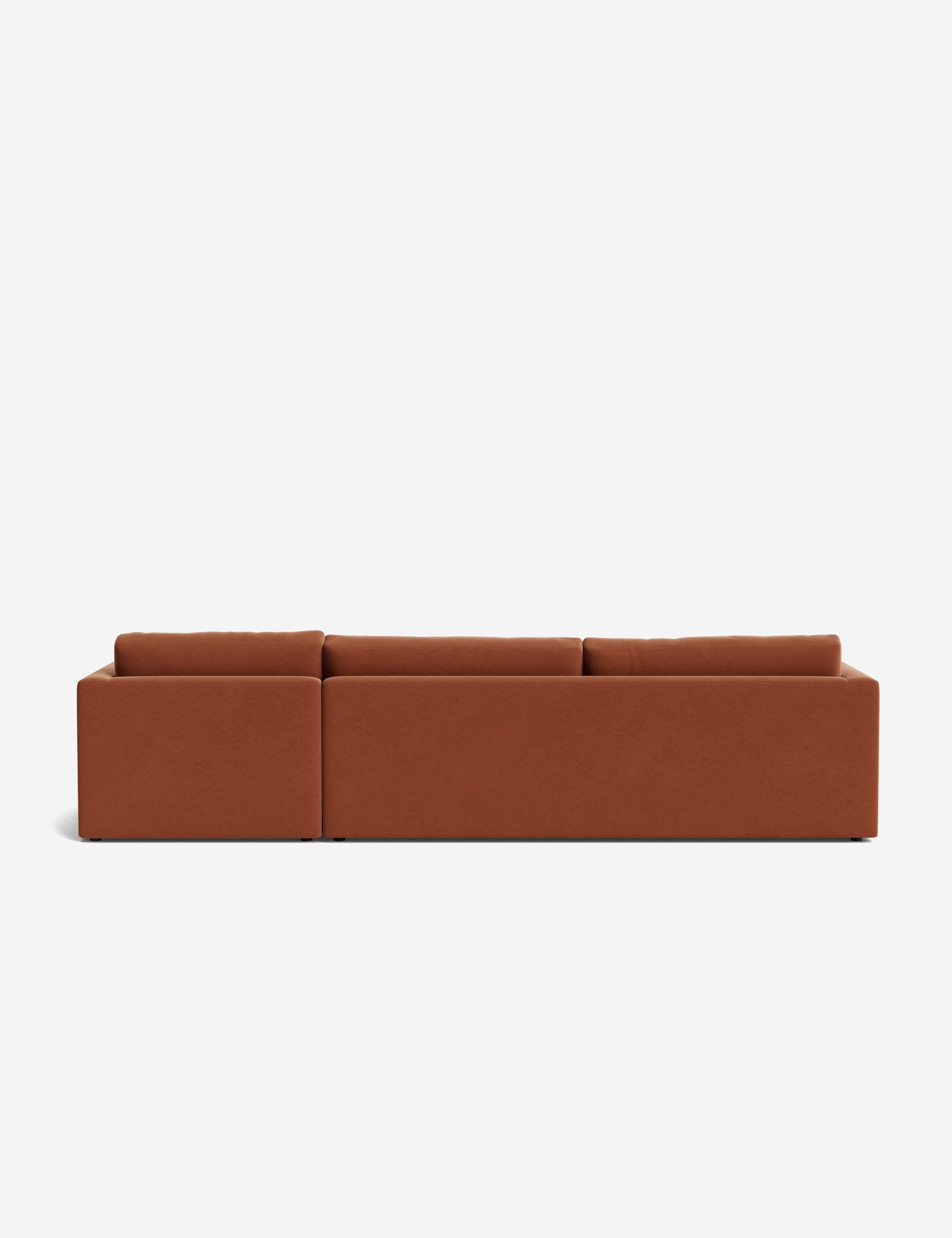 Durham Chaise Sectional Sofa - Modern L-Shaped Couch with Chaise Lounge, Upholstered Fabric, Comfortable Living Room Furniture for Small Spaces | Perfect for Apartments, Condos & Family Gatherings