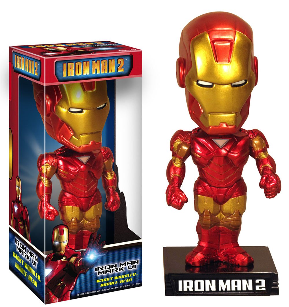 Funko Pop! Marvel Iron Man 2 Mark 6 Vinyl Bobblehead - Collectible Action Figure for Marvel Fans & Home Office Decor
