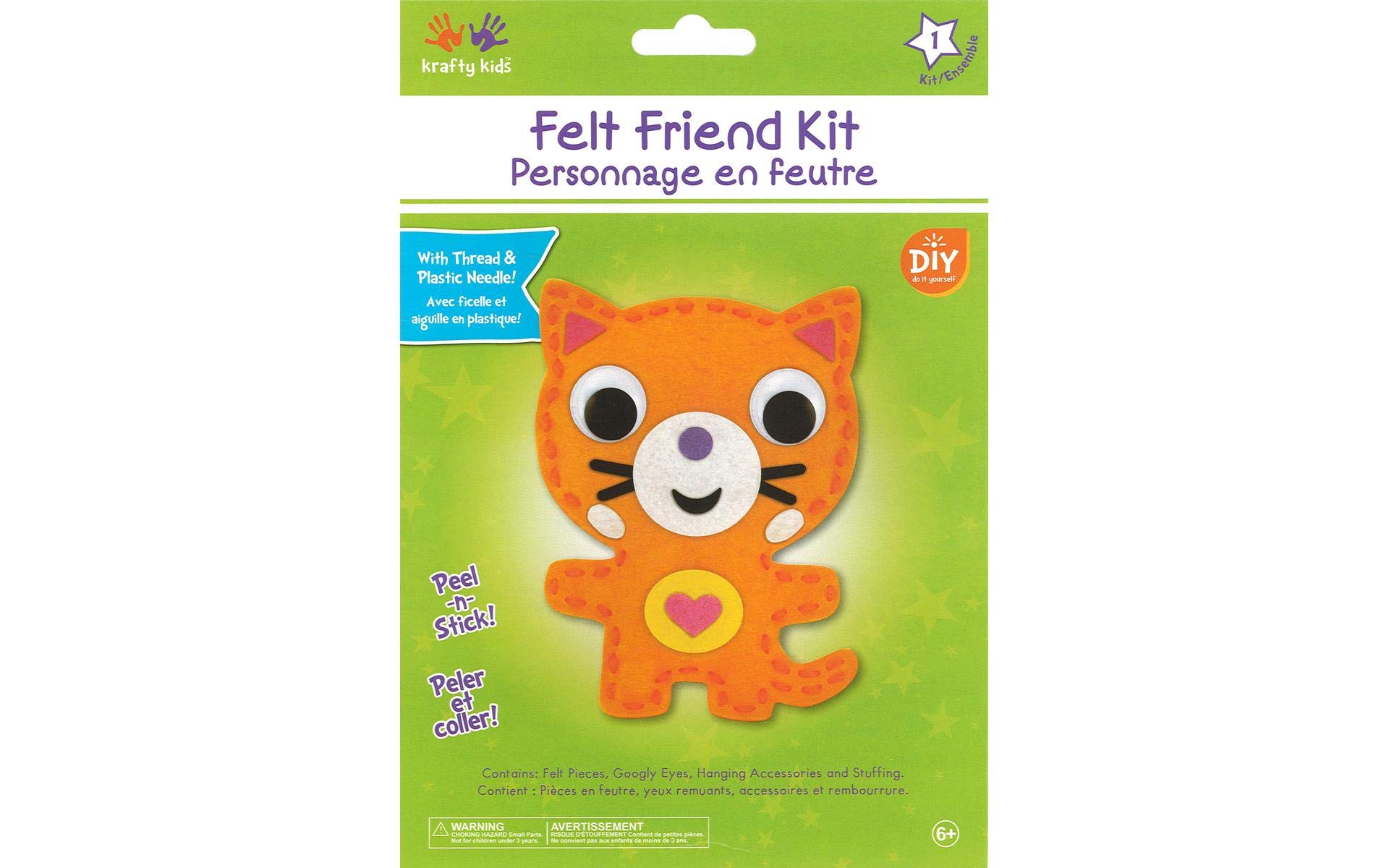 Multicraft Felt Cat Kit for DIY Crafts & Gifts