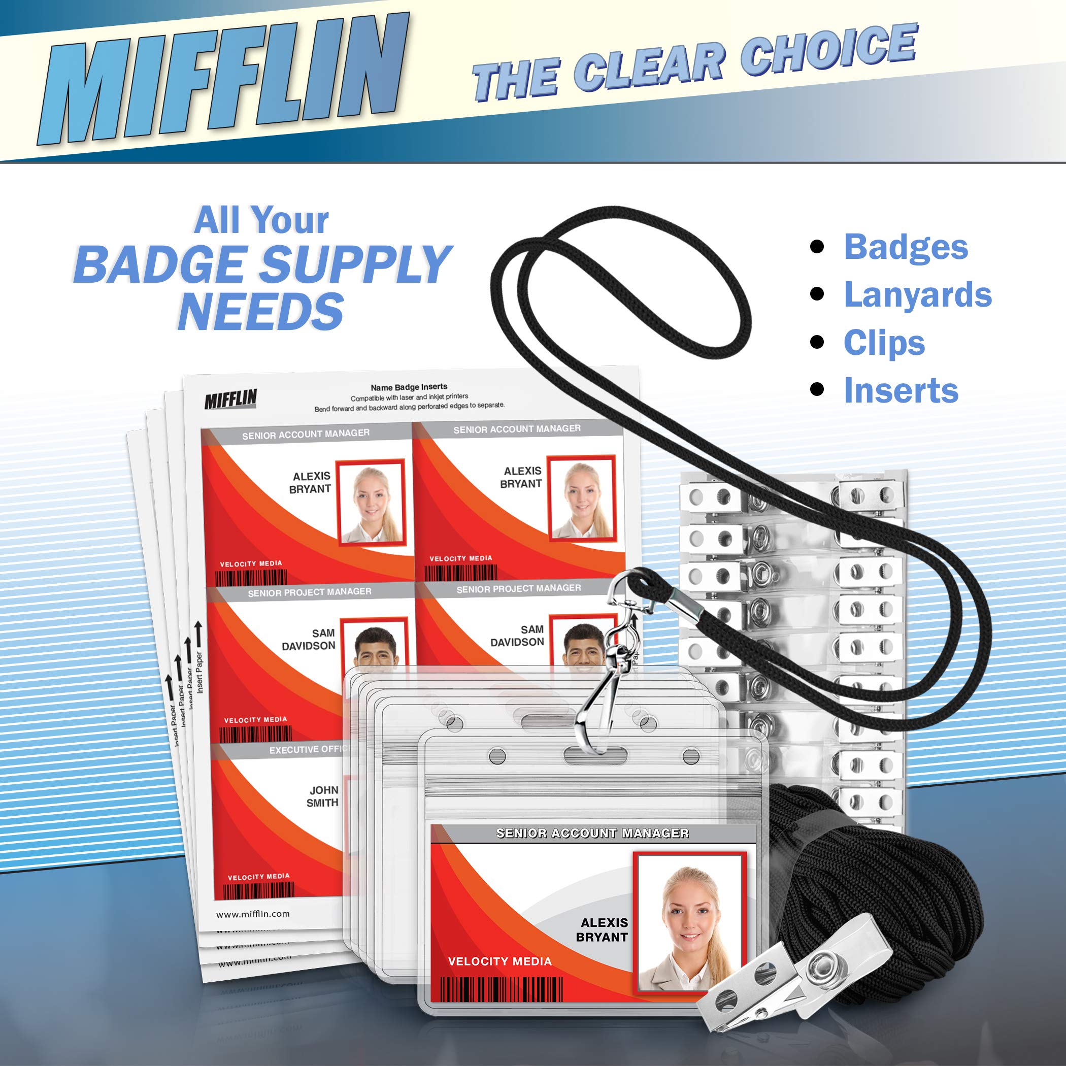 MIFFLIN Bulk Lanyards 36