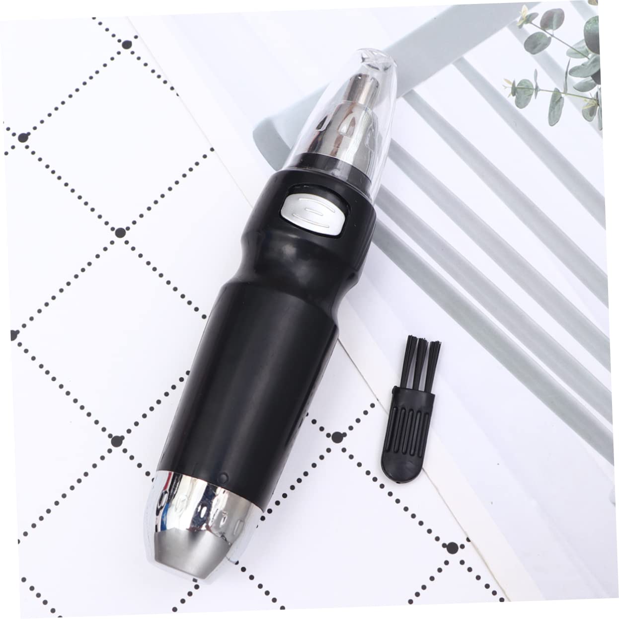 NOLITOY Electric Ear & Nose Hair Trimmer for Men - Rechargeable Personal Grooming Shaver with Precision Blades - Perfect for Eyebrows, Beard & Body Hair - Black (Ideal for Travel, Home & Office Use)