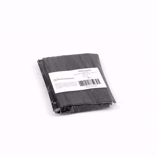 Bag Tek Black Metallic Twist Ties - 500 Count Box | Reusable Cable Ties for Food Storage, Organization & Gardening