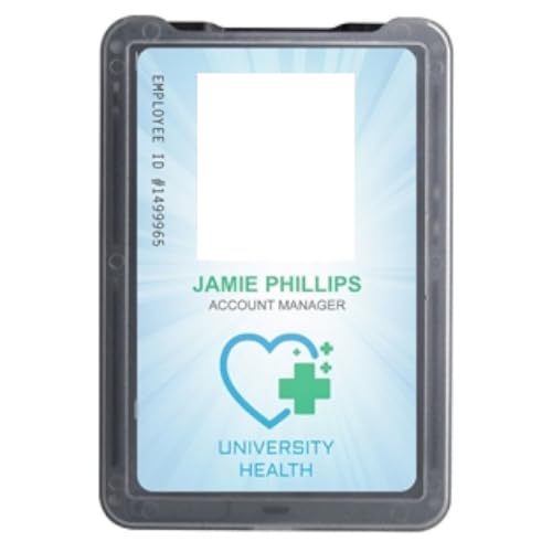 B-Holder 3-Card Rigid Plastic Business Card Holder (Pack of 100) - Durable Organizer for Office, Retail & Trade Shows | 1840-6661