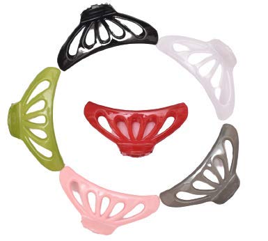 Fashion Hair Clutches for Women - 5 Pack Hair Claw Clips Set for Girls & Women, Daily Use Hair Accessories for Ponytail, Bun & Updo Hairstyles - Perfect for School, Work, Parties & Everyday Styling