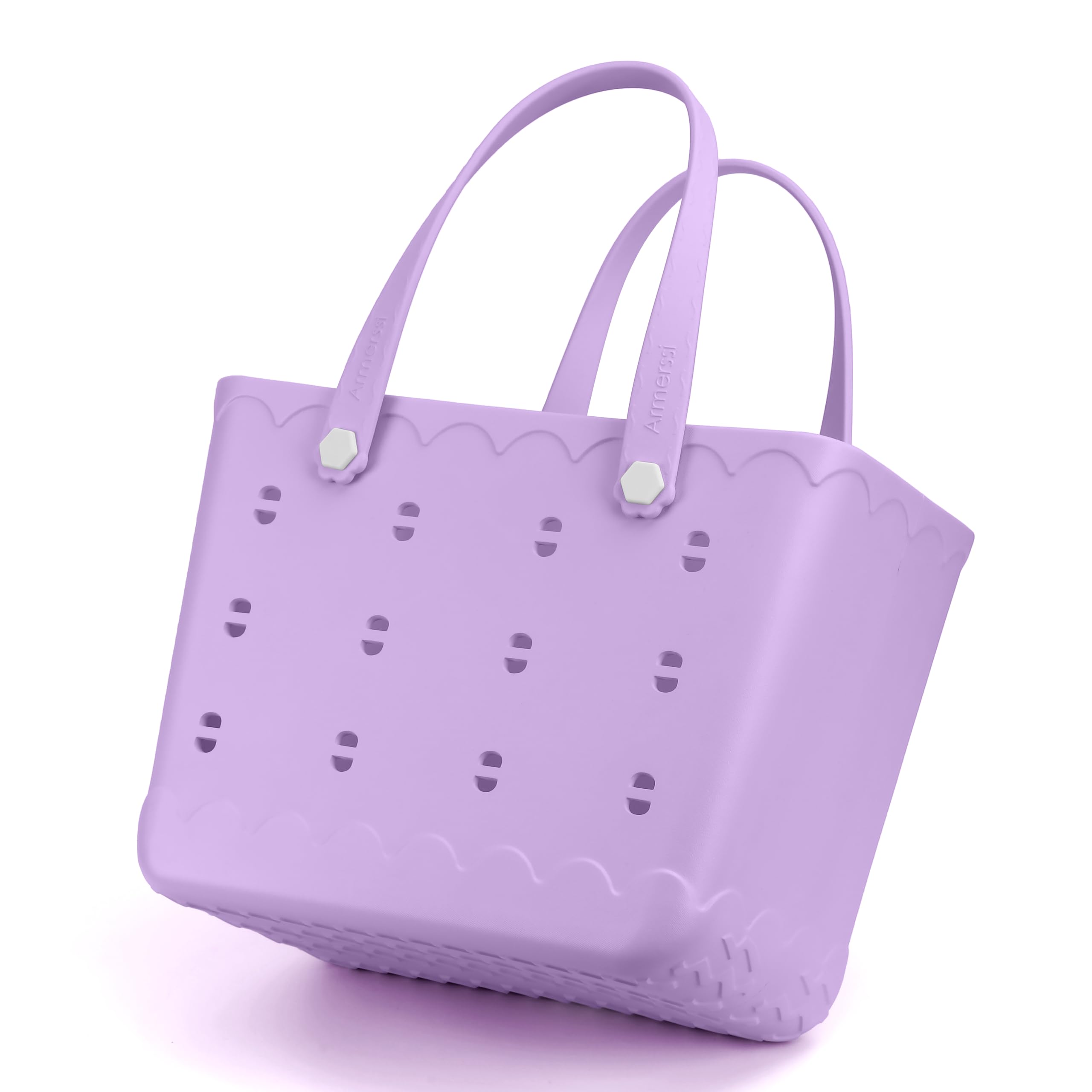 **Large Waterproof Rubber Beach Tote Bag – Durable, Washable & Versatile for Travel, Pool, Gym & Shopping | Modern Eco-Friendly Tote**