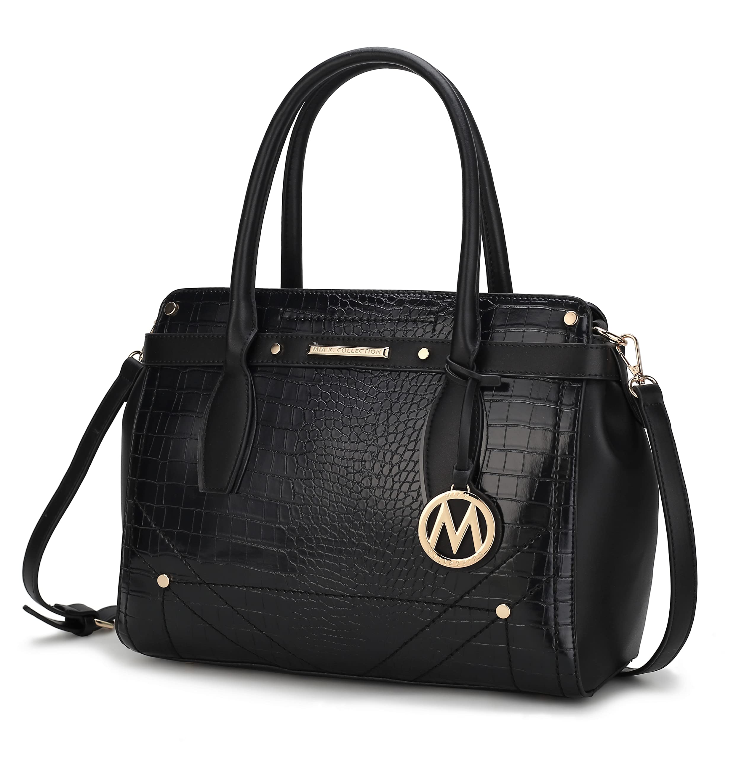 MKF Collection Women's Satchel Bag - Crossbody Tote Handbag with Top Handle Purse for Work, Travel & Everyday Use