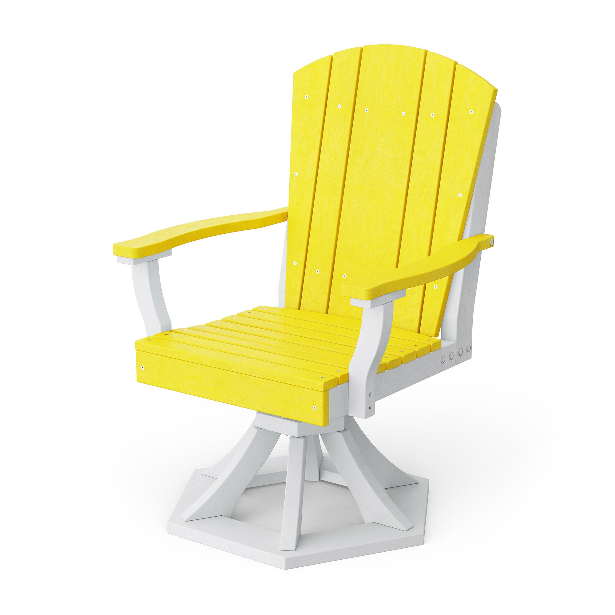 Heritage Swivel Dining Arm Chair - Solid Wood Upholstered Side Chair for Kitchen, Dining Room & Office - Comfortable & Stylish Seating Solution