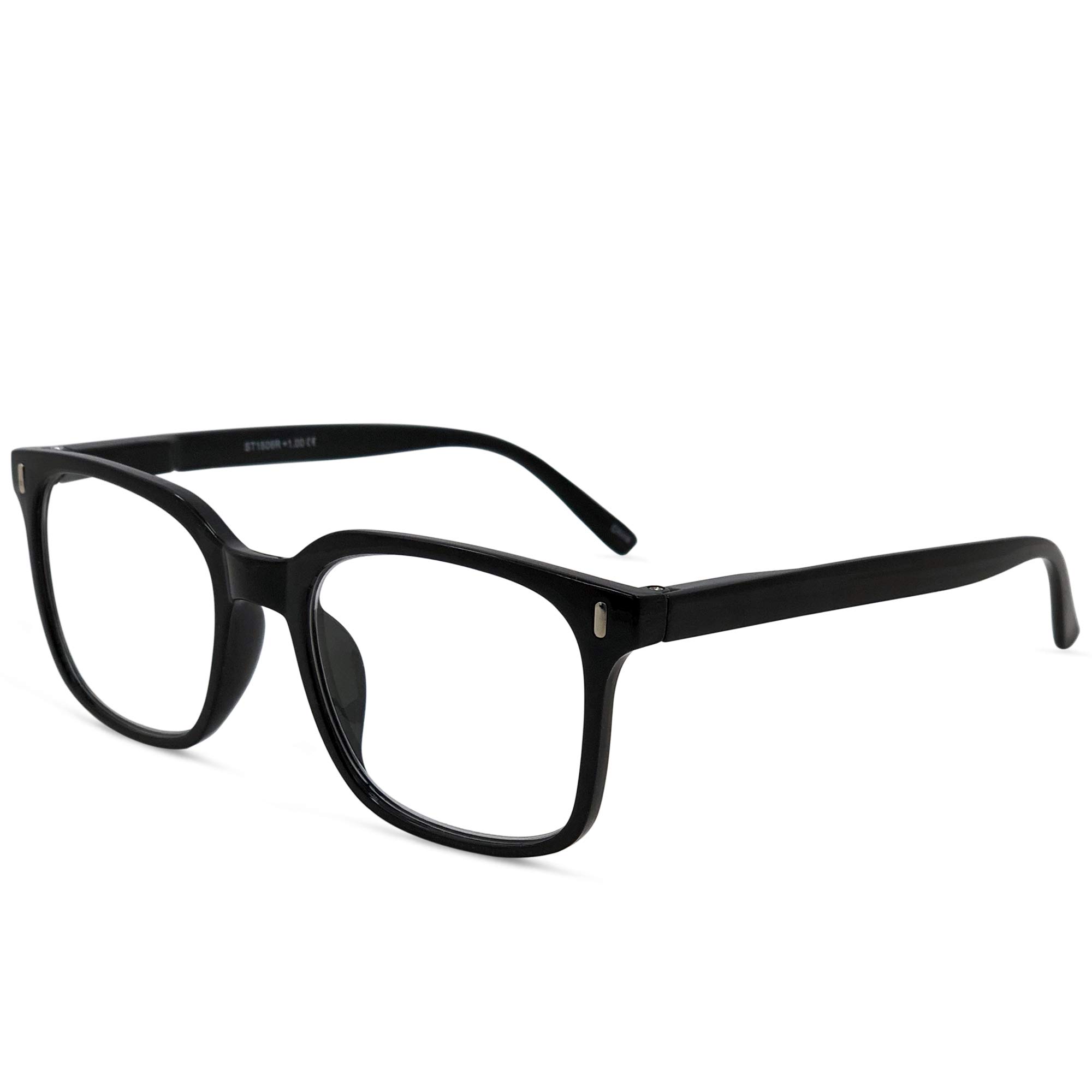Stylish Ageless Large Reading Glasses with Oversized Lenses - Perfect for Reading, Computer Work & Fashion Accessories