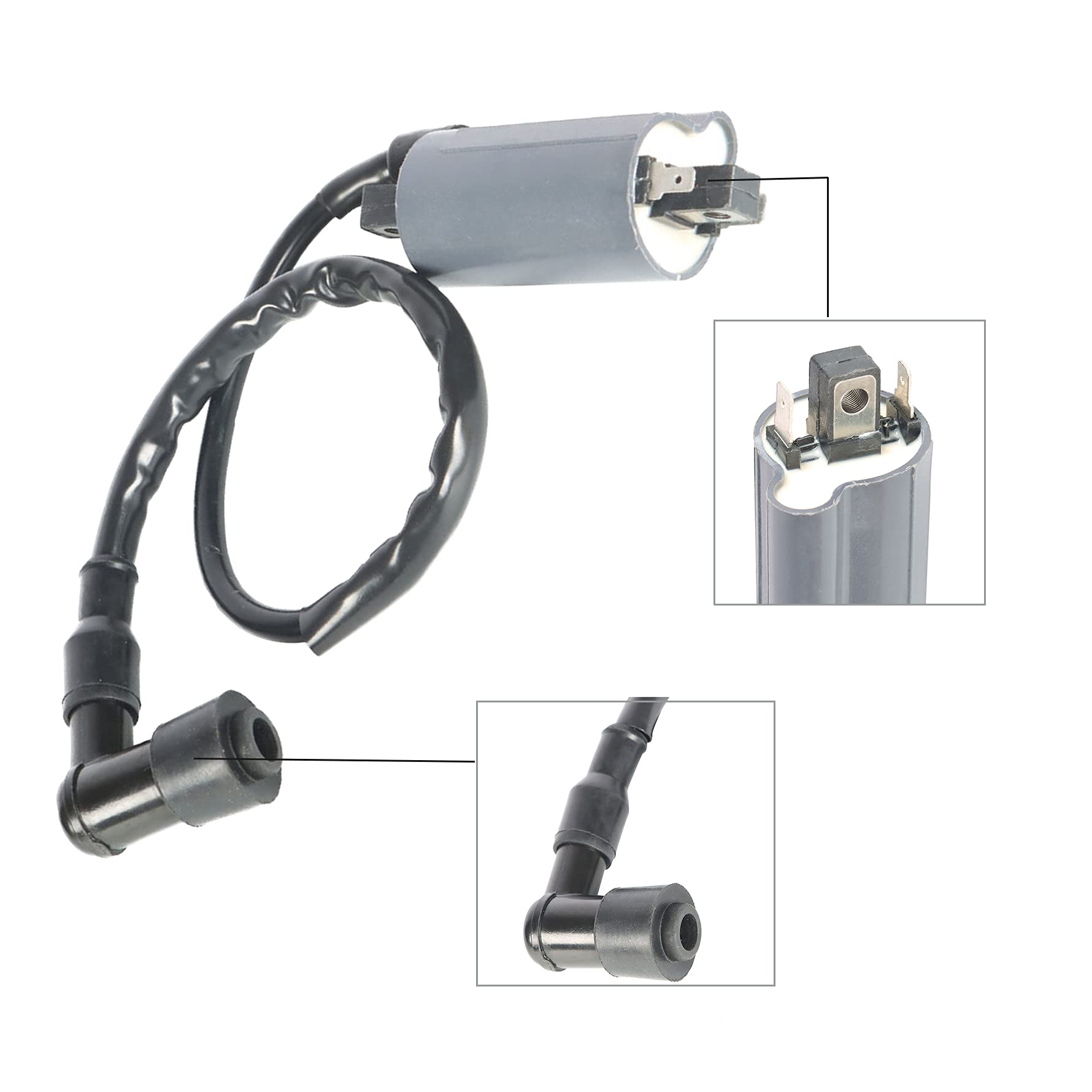 Munirater Ignition Coil Replacement Compatible with John Deere 2653 Gas Models 260 265 285 320 425 445 455 F725 F911 - Perfect for Tractor & Lawn Mower Engine Repair & Maintenance