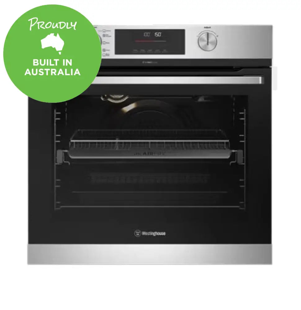 Westinghouse WVEP6716SD 60cm Multi-Function 10 Pyrolytic Oven with AirFry Stainless Steel - Perfect for Baking, Roasting & Air Frying in Modern Kitchens
