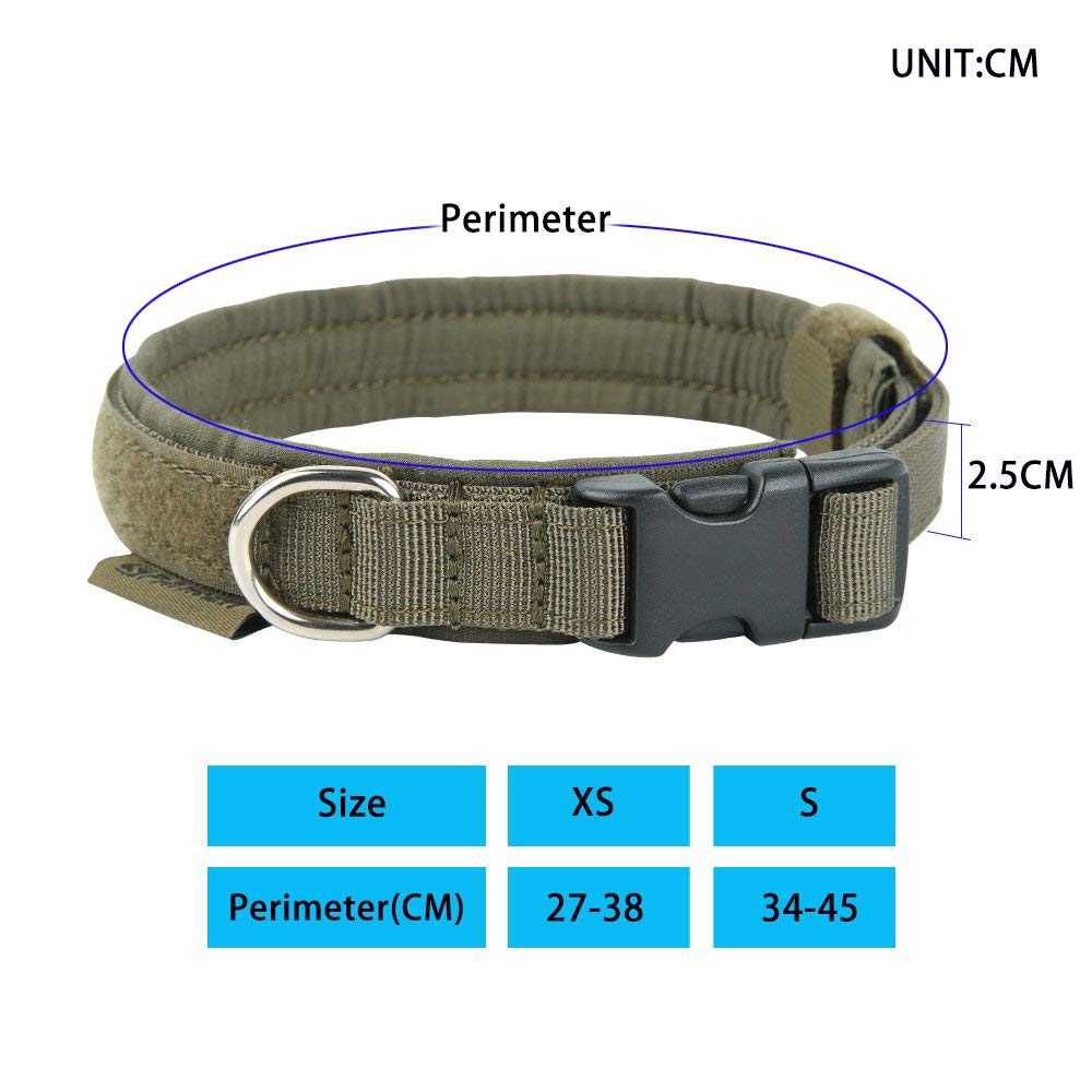 Adjustable Nylon No-Pull Dog Harness for Small Puppies - S Size Padded Pet Collar for Comfort & Control - Perfect for Walking, Training & Outdoor Adventures