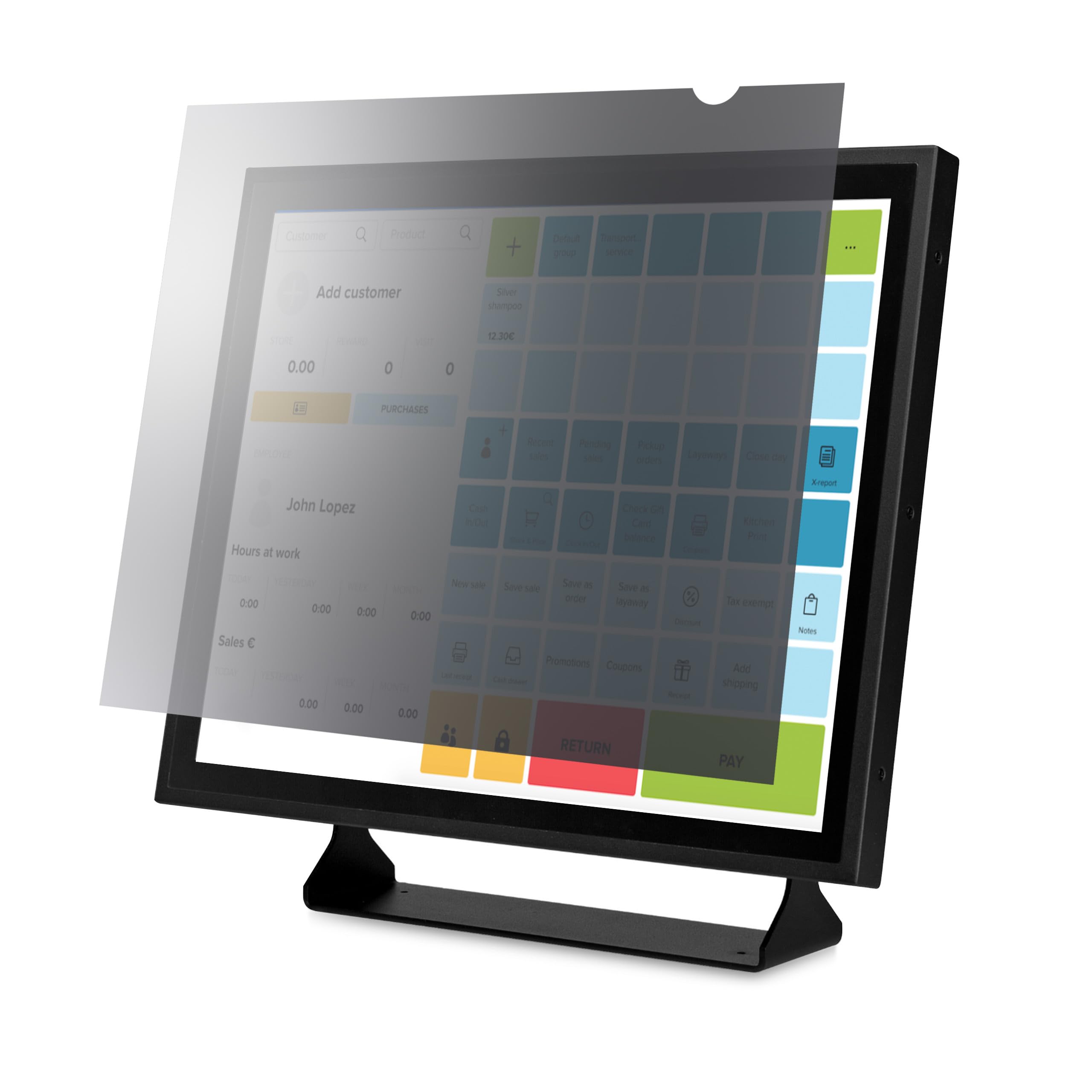 StarTech.com 19-inch 5:4 Computer Monitor Privacy Filter - Anti-Glare Screen Protector with 51% Blue Light Reduction & +/-30° Viewing Angle - Ideal for Office, Banking, and Secure Workspaces (1954-PRIVACY-SCREEN)