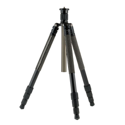 PTA214 4-Section Aluminum Twist Lock Tripod with Center Column - Heavy Duty Camera Stand for Photography & Videography - Perfect for DSLR Cameras, Video Shooting, and Outdoor Adventures (Black)