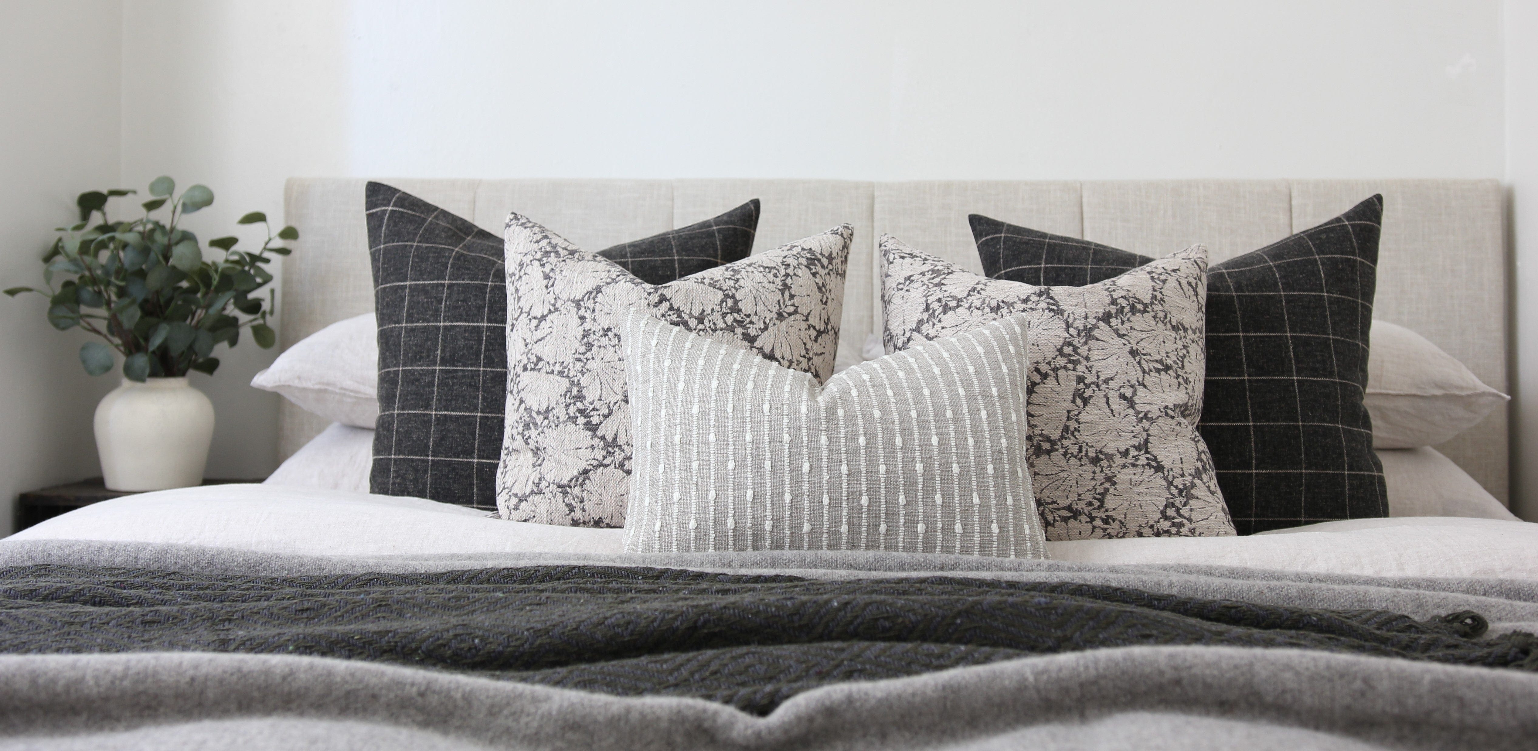 Charlotte Pillow Cover - Soft & Stylish Decorative Pillow Case for Couch, Bed, Sofa - Perfect for Home Decor, Living Room, Bedroom