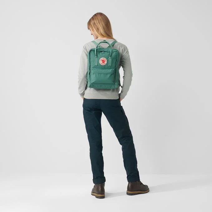 Fjallraven Kanken Backpack - Lightweight Durable Laptop Backpack for School & Travel, Deep Turquoise Blue, Perfect for Students, Hiking & Everyday Use
