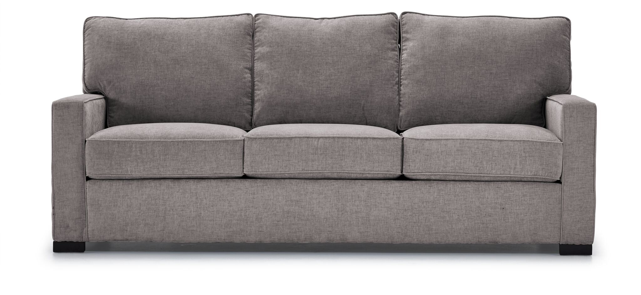 Charlotte Sofa in Smoke Gray - Modern Comfortable Living Room Furniture for Small Spaces & Apartments | Perfect for Relaxing, Entertaining & Home Decor