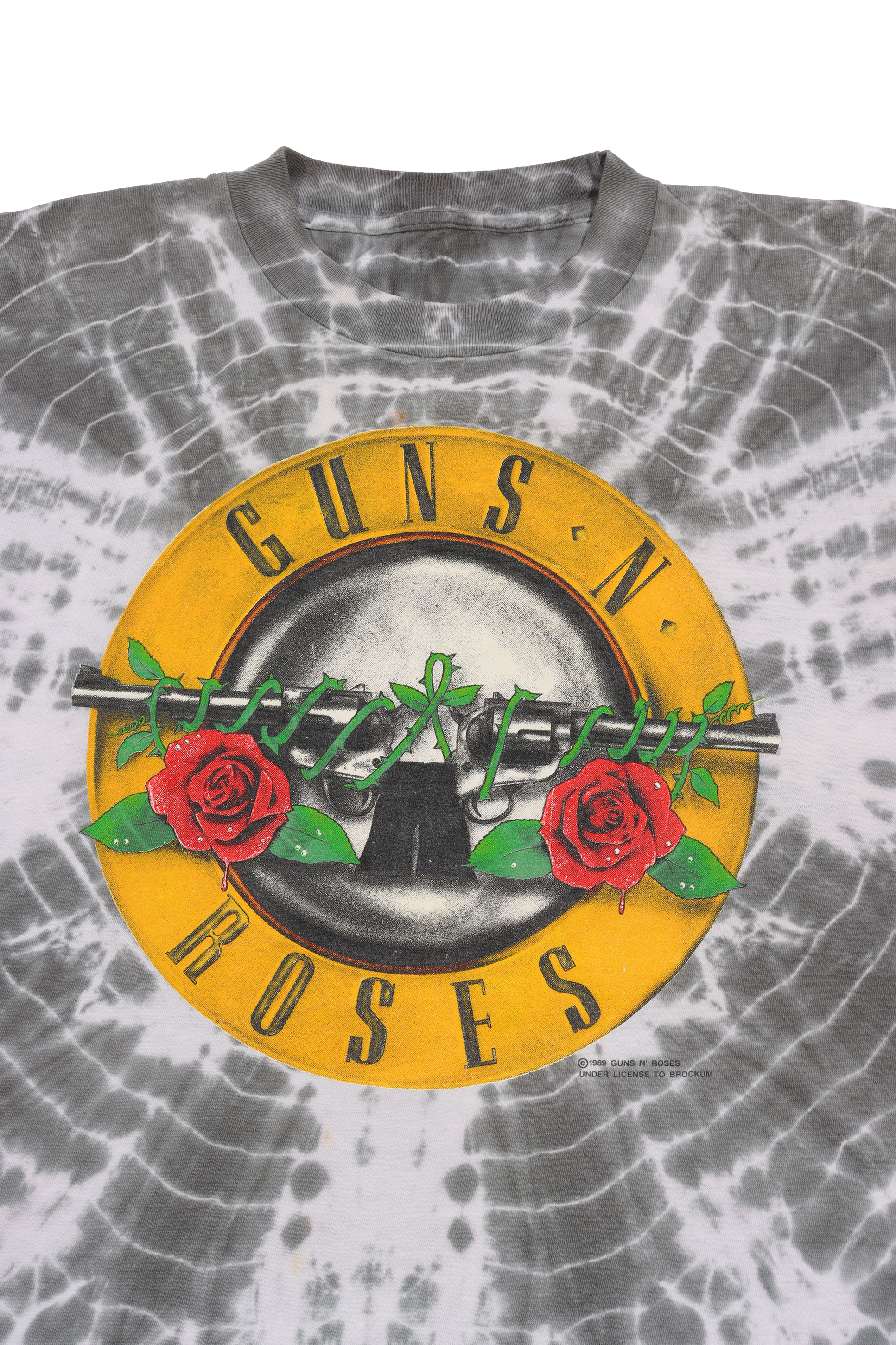 Vintage 1989 Guns N' Roses Tie Dye T-Shirt - Classic Rock Band Tour Tee for Concerts & Casual Wear