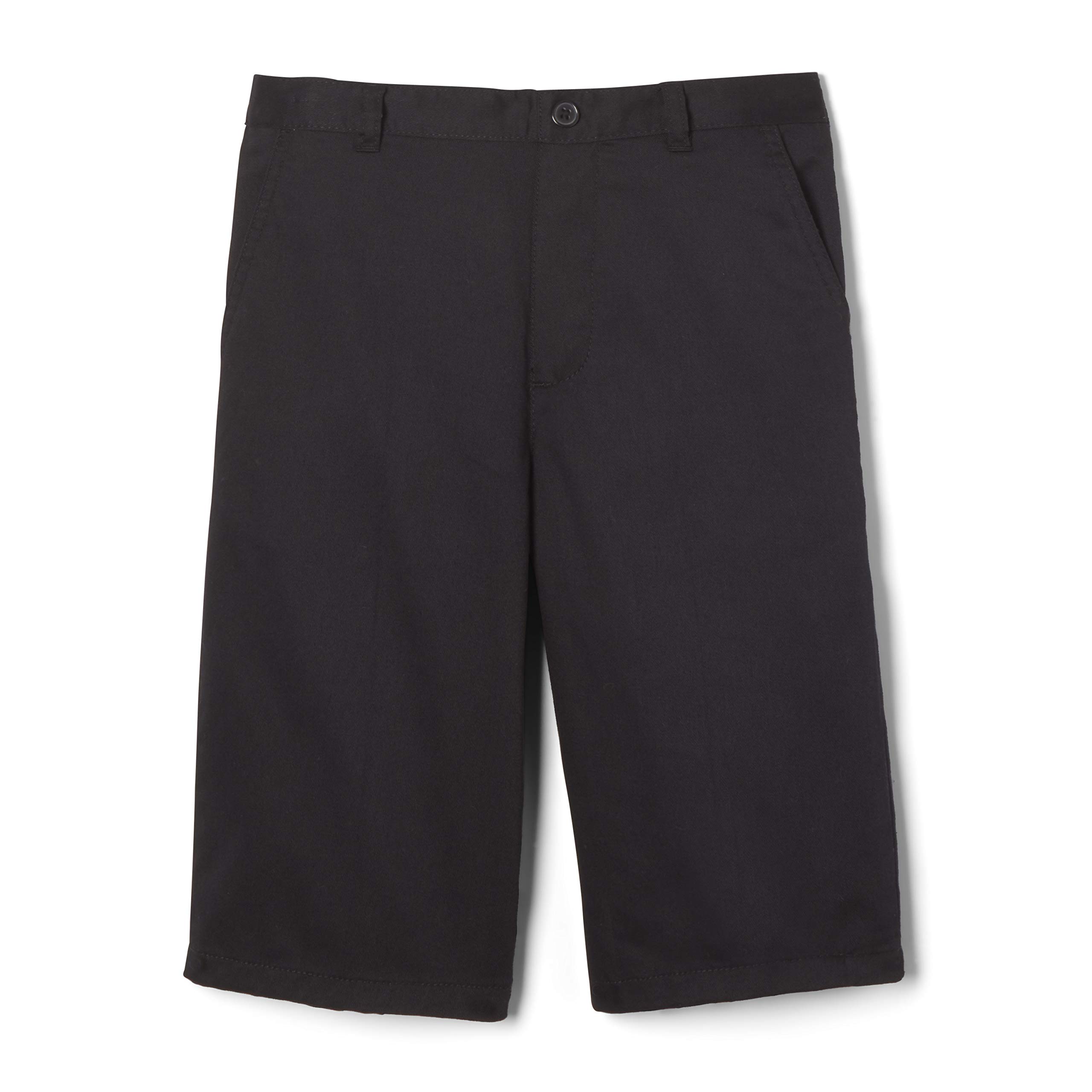 French Toast Boys' Husky Pull-on Twill Shorts - School Uniform Pants for Kids - Comfortable Stretch Fit for School, Play & Everyday Wear