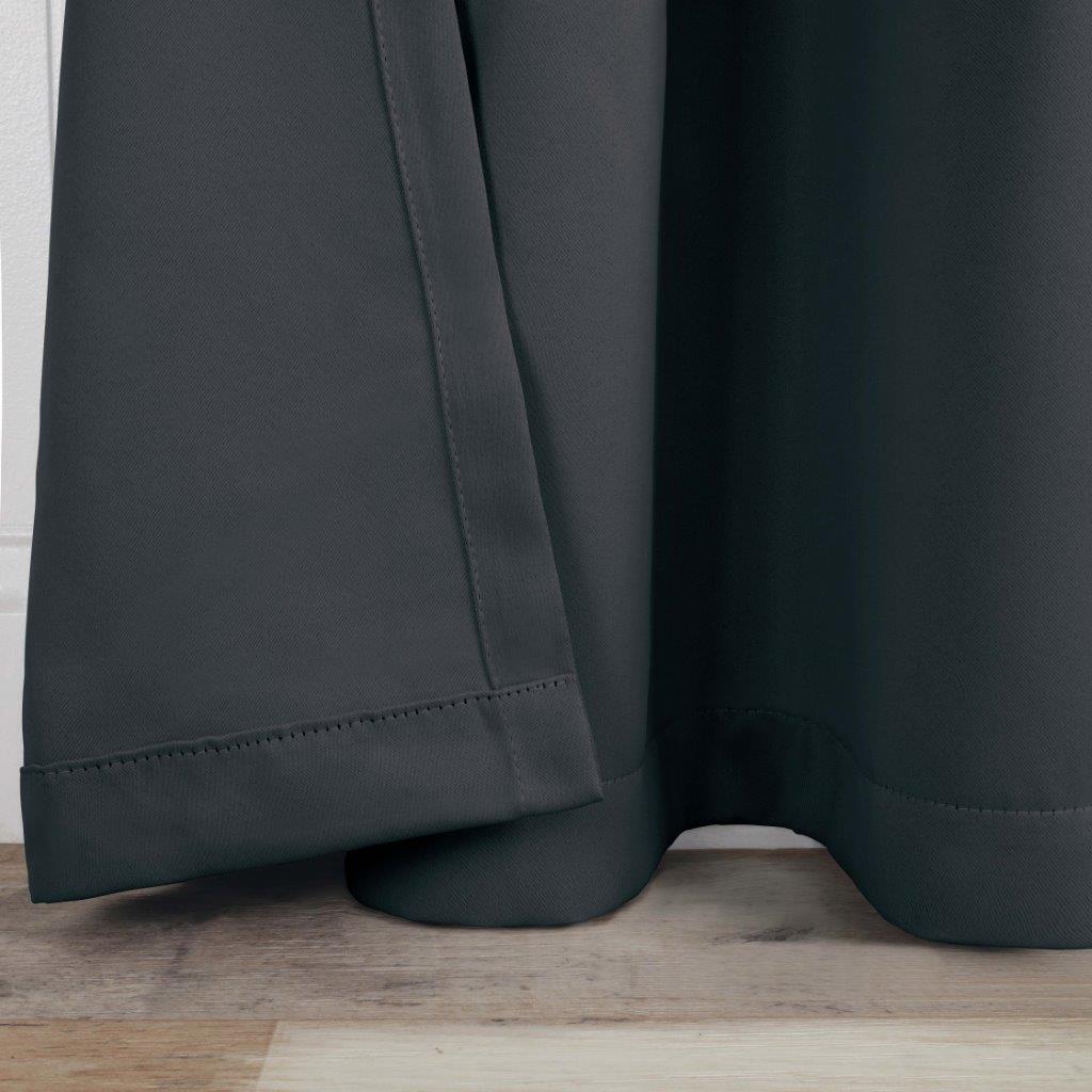 42 Inch Solid Blackout Curtains for Bedroom - Machine Washable Room Darkening Window Drapes - Perfect for Home Theater, Nursery & Light Sleepers