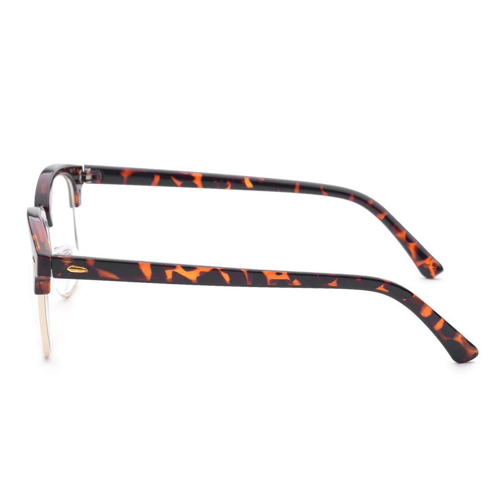 JCerki Blue Light Blocking Computer Reading Glasses - Anti-Eye Strain Glasses for Men & Women - Fashionable Readers for Office Work, Gaming & Screen Time