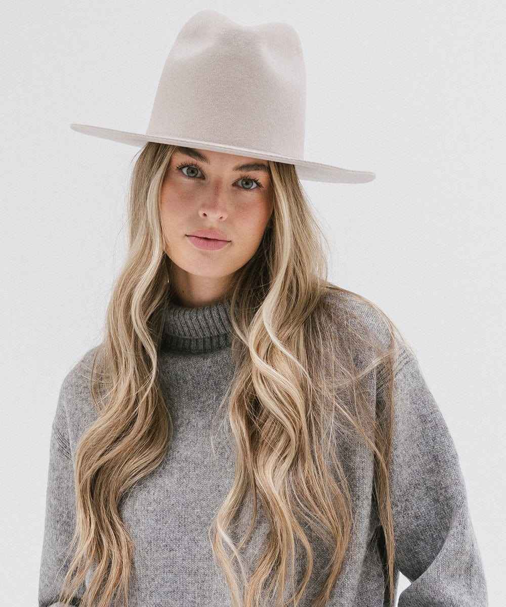 Billie Tall Fedora Hat for Women - Stylish Wide Brim Sun Hat with Adjustable Band - Perfect for Outdoor Events, Beach Vacations & Fashion Accessories