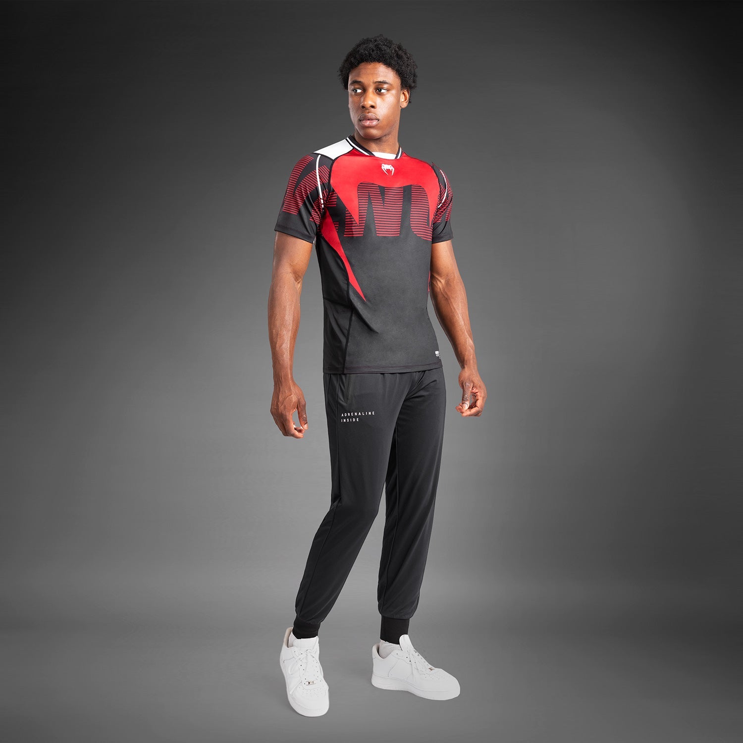Venum Adrenaline Men's Joggers - Comfortable Athletic Pants for Running, Training & Gym Workouts - Red (Perfect for MMA, Boxing & Streetwear Fashion)
