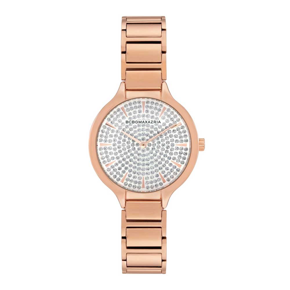BCBGMAXAZRIA BG50678011 Women's Luxury Watch - Elegant Stainless Steel Bracelet, Water Resistant, Perfect for Office, Party & Everyday Wear