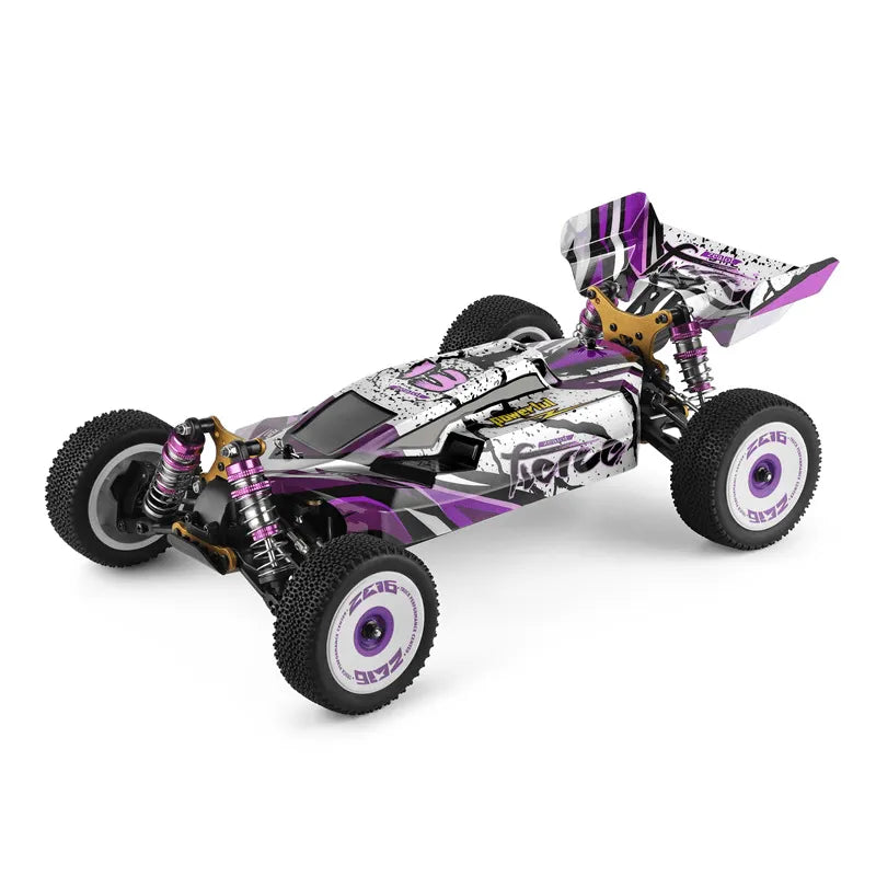 WLToys 124019 1/12 Scale 2.4G 4WD 60km/h High Speed RC Car with Metal Chassis - Off Road Climbing Truck for Kids & Adults - Perfect for Outdoor Racing, Backyard Driving & Off-Road Adventures