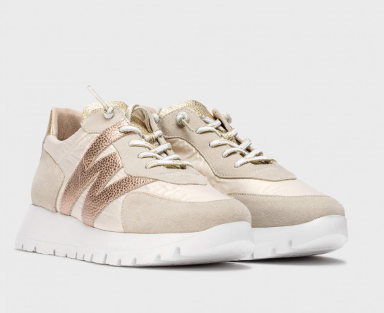 WONDERS OSLO Gold Trainer A 2464 - Stylish & Comfortable Running Shoes for Men & Women | Perfect for Gym, Jogging & Casual Wear