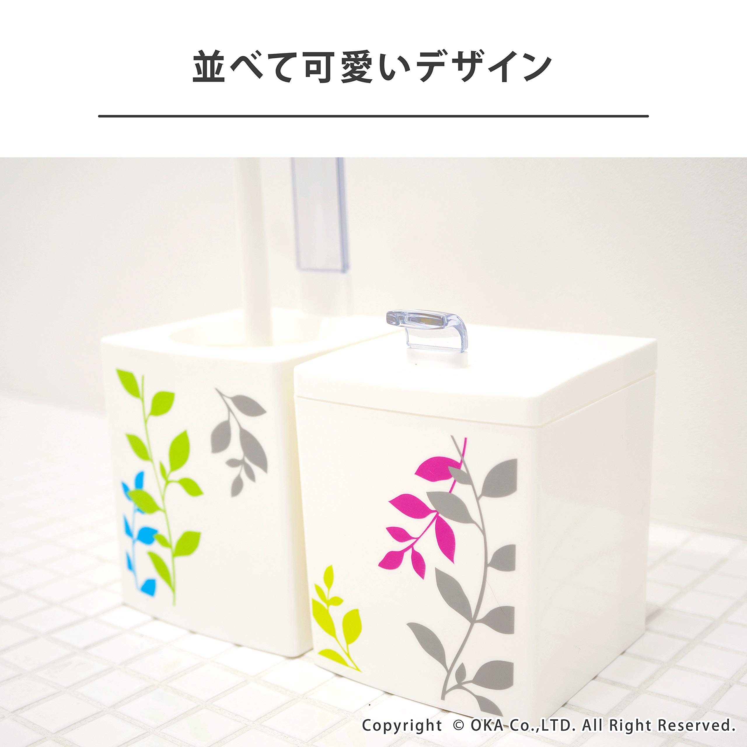 Premium Japanese Import Toilet Brush with Holder - Hygienic Bathroom Cleaning Tool for Home, Office & RV Use