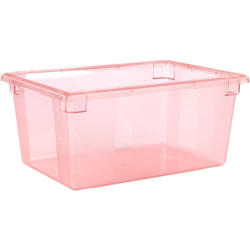 Carlisle 1062307 StorPlus 16.6 Gallon Clear Food Storage Container - Ideal for Restaurant, Catering & Bulk Food Organization