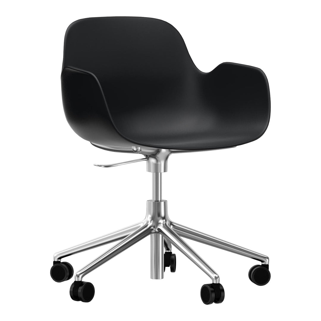 Ergonomic Form Armchair with 5W Swivel Base & Gas Lift Mechanism - Perfect for Home Office, Gaming, and Relaxation