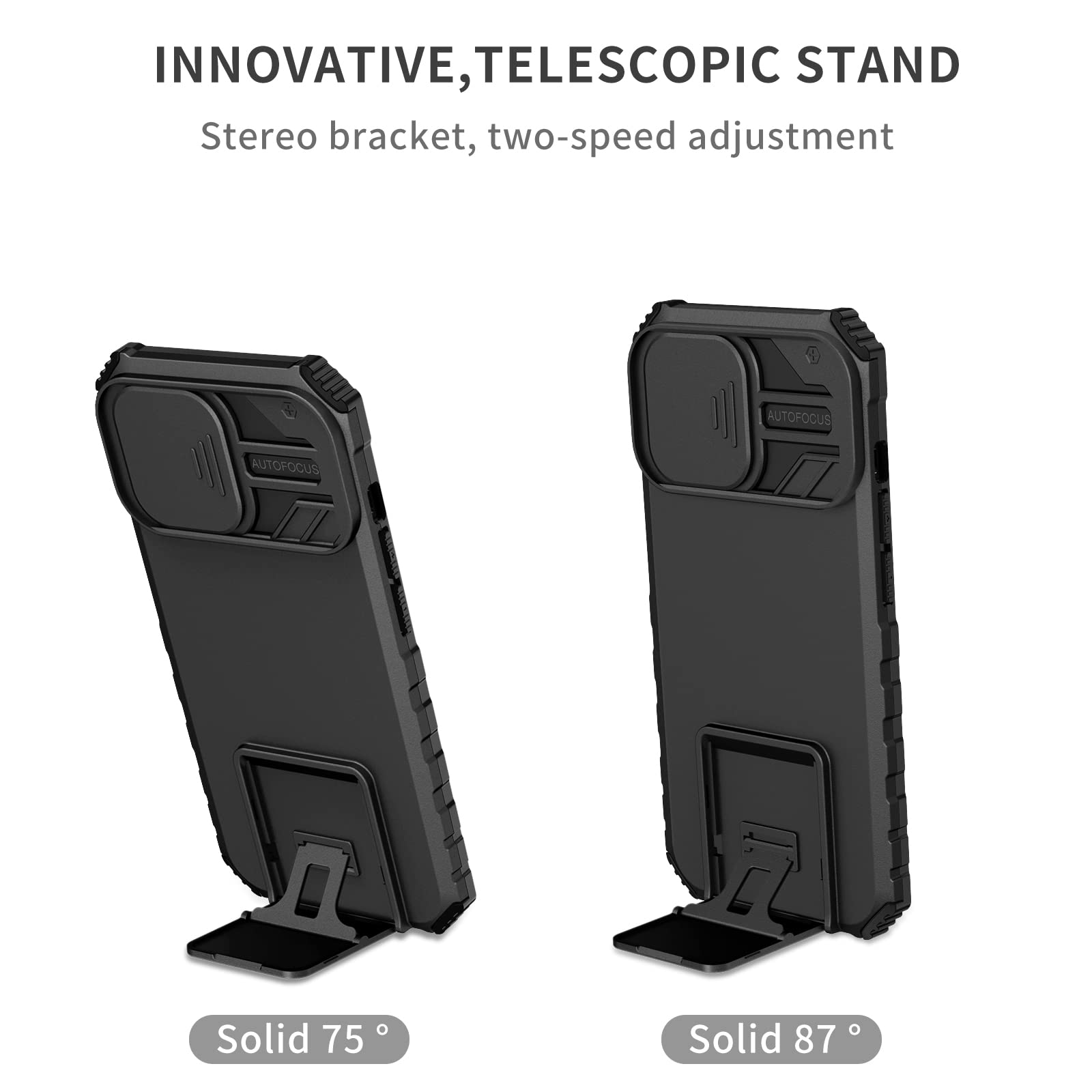Joie & Joho Slide Lens Camera Cover Case for iPhone 13 Pro Max 6.7