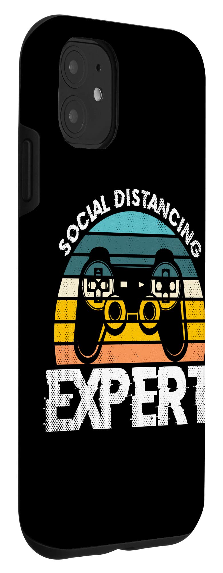 iPhone 11 Case - Retro Gaming Controller Design, Funny Social Distancing Expert Cover | Perfect for Gamers & Tech Enthusiasts