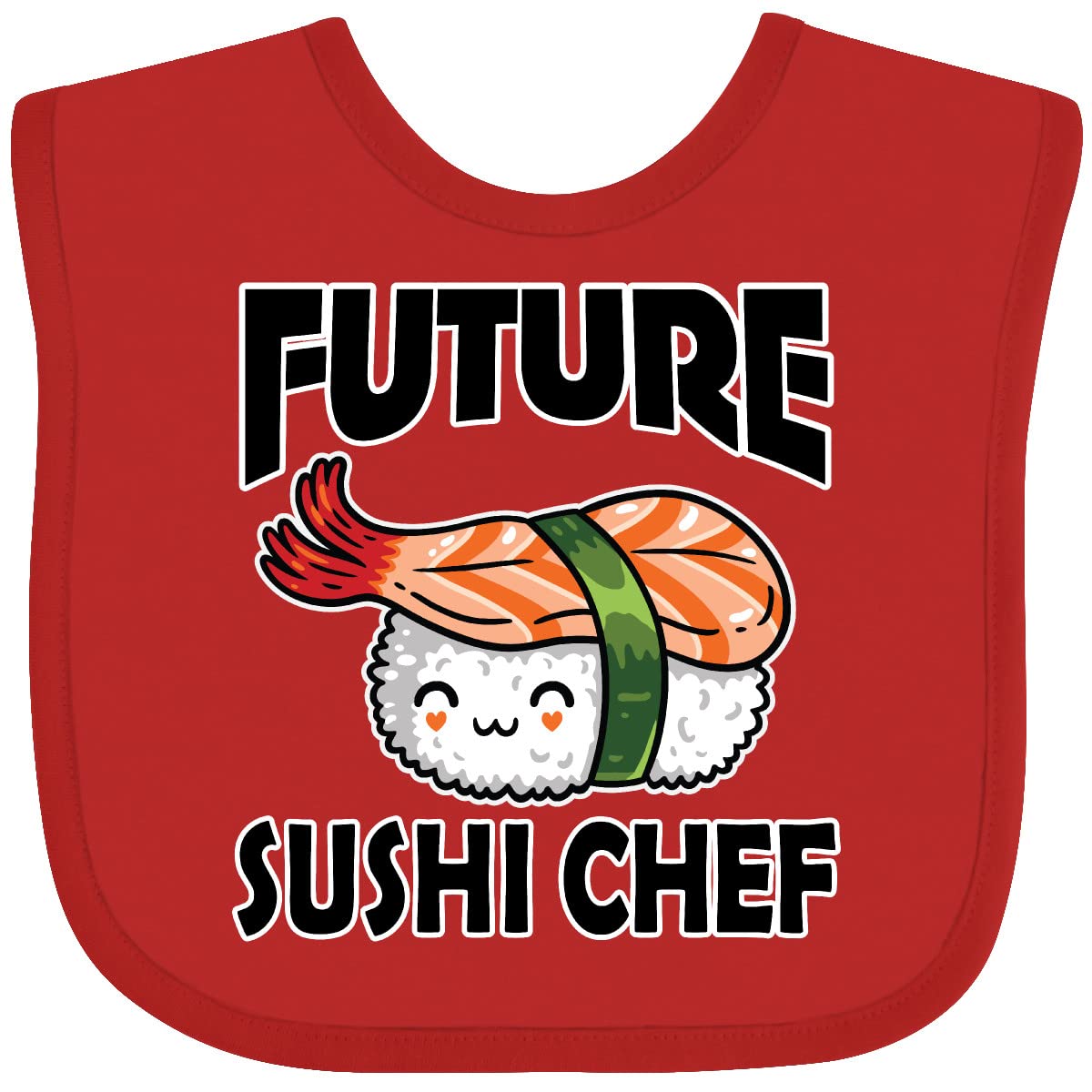 Inktastic Future Sushi Chef Baby Bodysuit & Bib Set - Adorable Japanese-Themed Infant Outfit for Feeding & Playtime