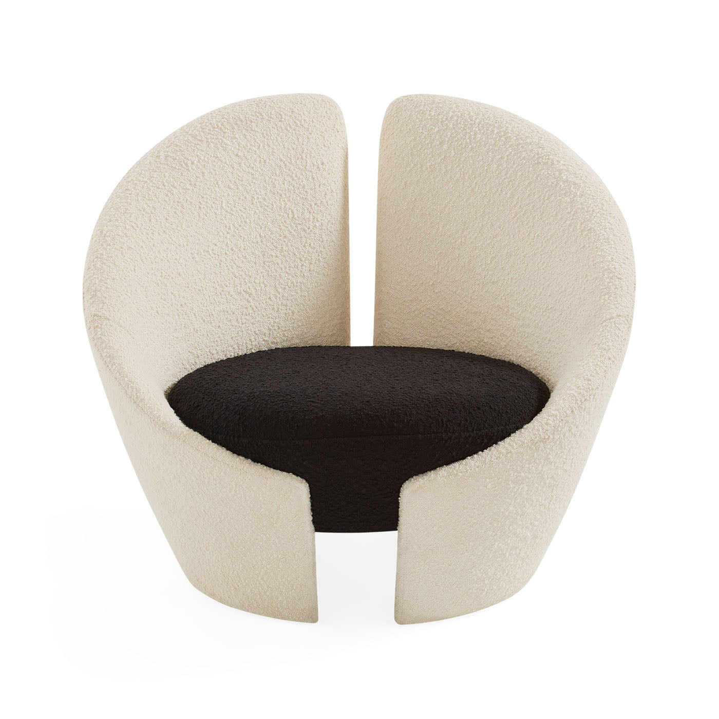 Marais Lounge Chair - Modern Accent Chair for Living Room, Bedroom, or Office - Comfortable Upholstered Armchair with Wooden Legs - Perfect for Relaxing, Reading, or Decorating Your Space