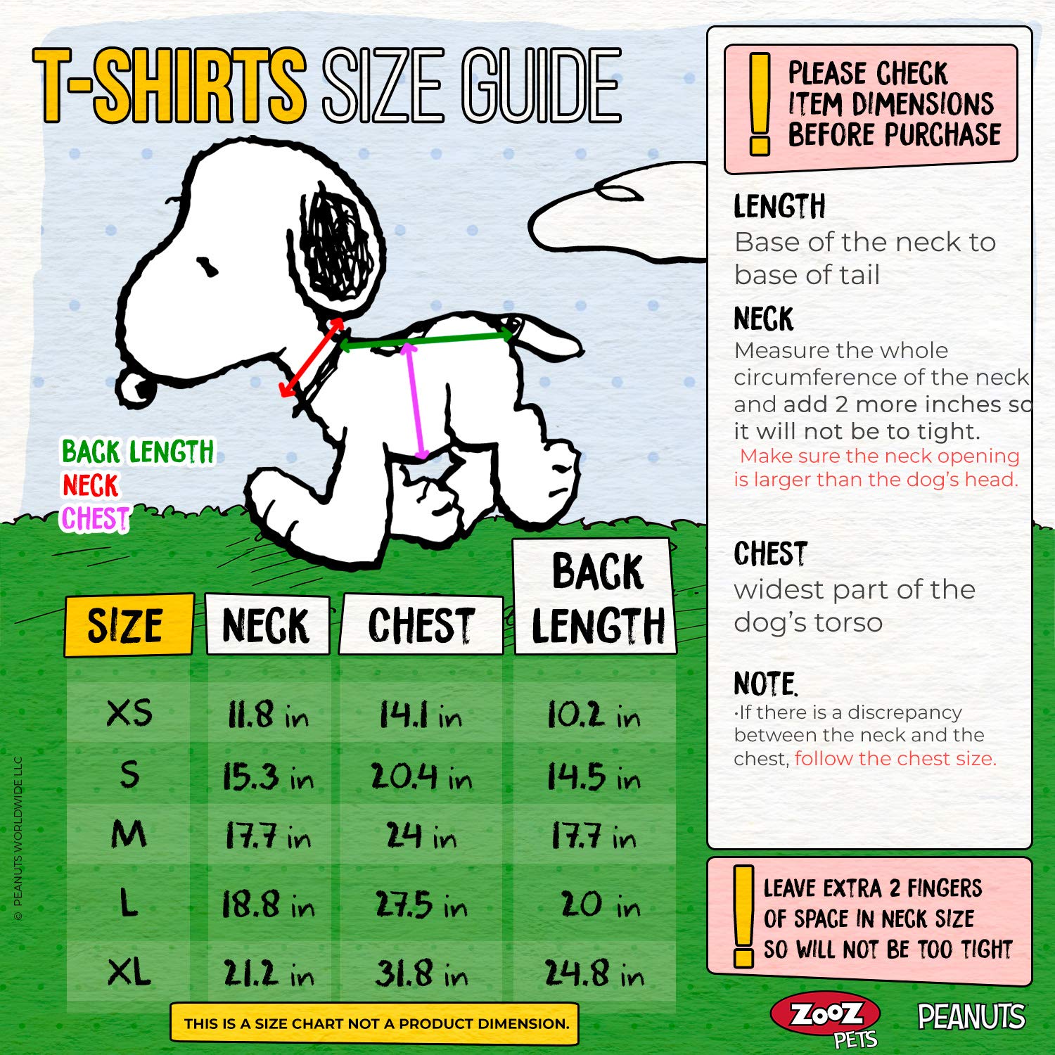 Official Snoopy Brand Dog Shirt - Lightweight Breathable Pet Clothes (M, Graphite) for Small & Large Dogs - 7 Stylish Designs - Machine Washable - Perfect for Walks, Photos & Special Occasions