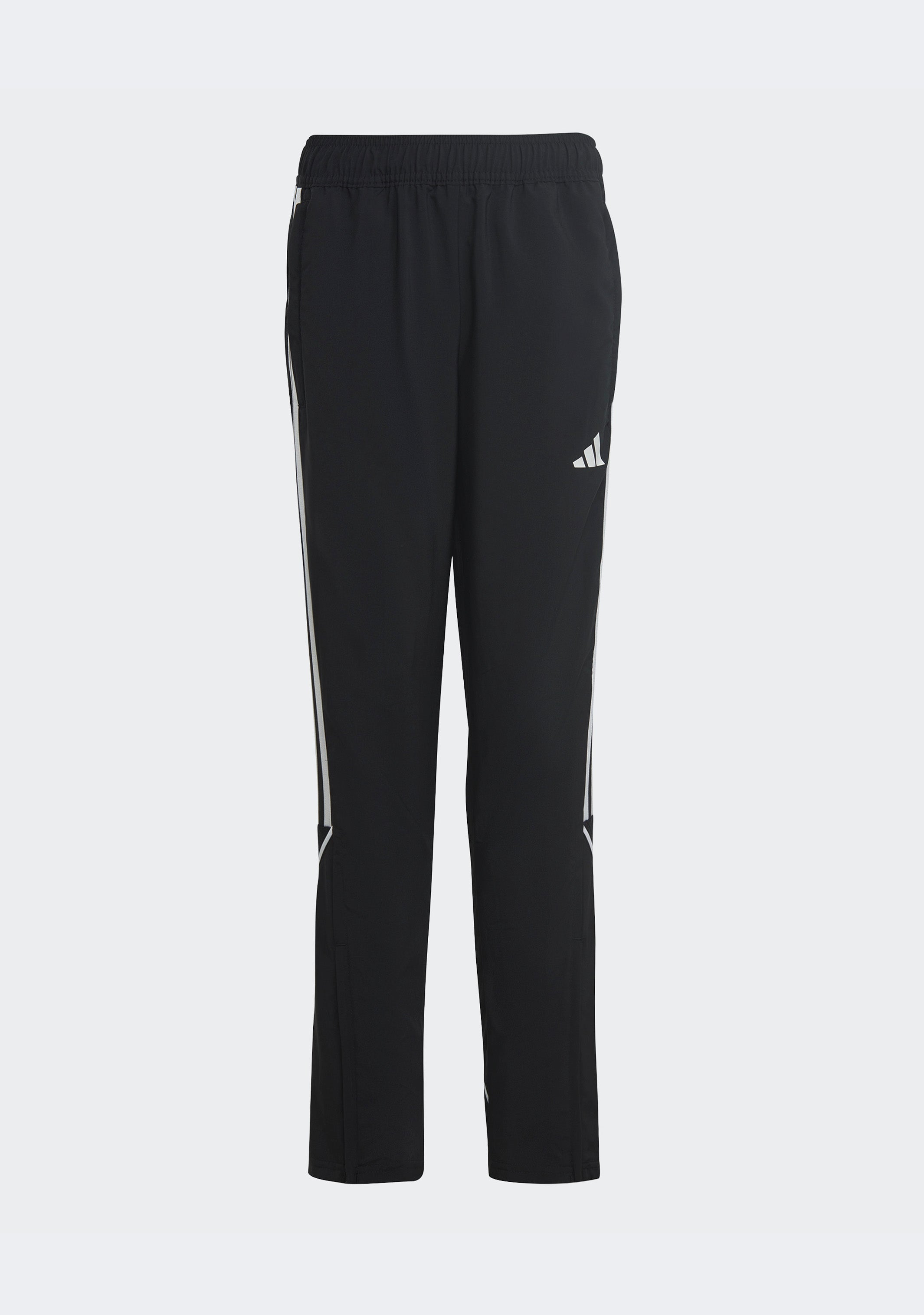 Adidas Kids' Tiro 23 League Woven Pants - Black | Youth Soccer Training & Casual Wear | Perfect for Practice, Games & Everyday Outfits