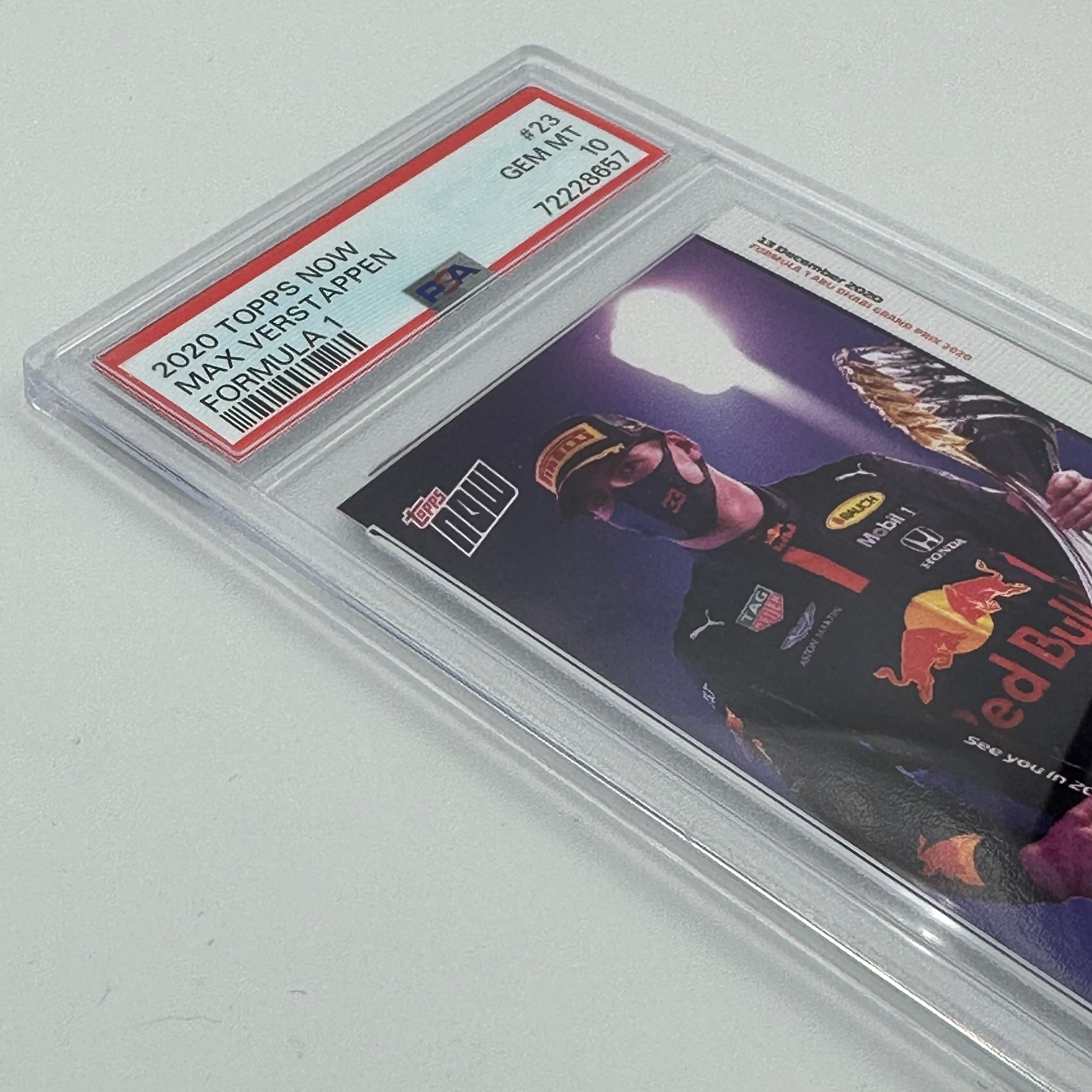 PSA 10 Graded MAX VERSTAPPEN #23 Racing Card - Perfect for Collectors, Investors & Formula 1 Fans | Display in Home, Office or Man Cave
