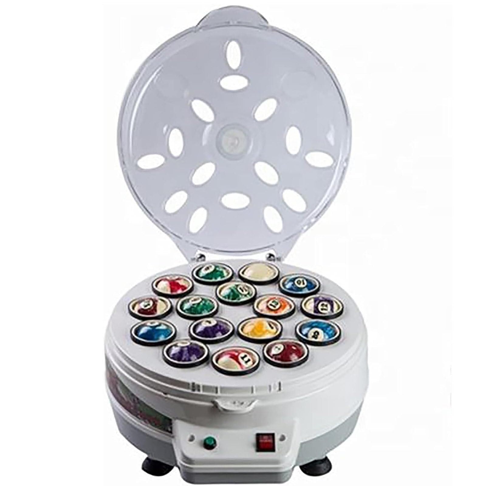 Automatic Billiard Ball Polishing & Cleaning Machine for 16/22 Balls - Pool Ball Washer & Polisher for Professional & Home Use - Perfect for Pool Halls, Game Rooms & Home Entertainment