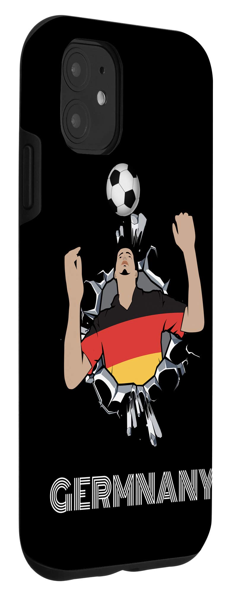 iPhone 11 Case - Germany Soccer Team Design - Perfect Gift for German Soccer Fans - Durable Protection for Daily Use & Match Days
