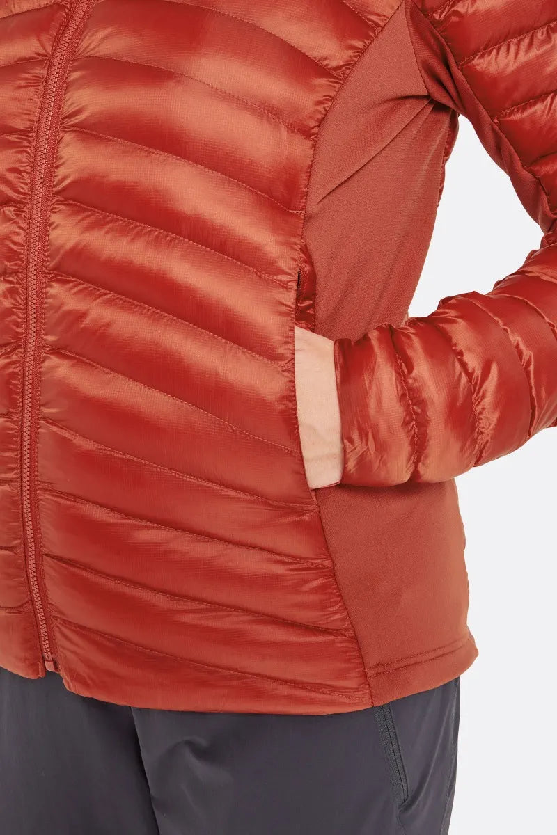 Cirrus Flex Insulated Hooded Jacket for Women - Lightweight Waterproof Winter Coat with Fleece Lining - Perfect for Hiking, Skiing & Outdoor Activities