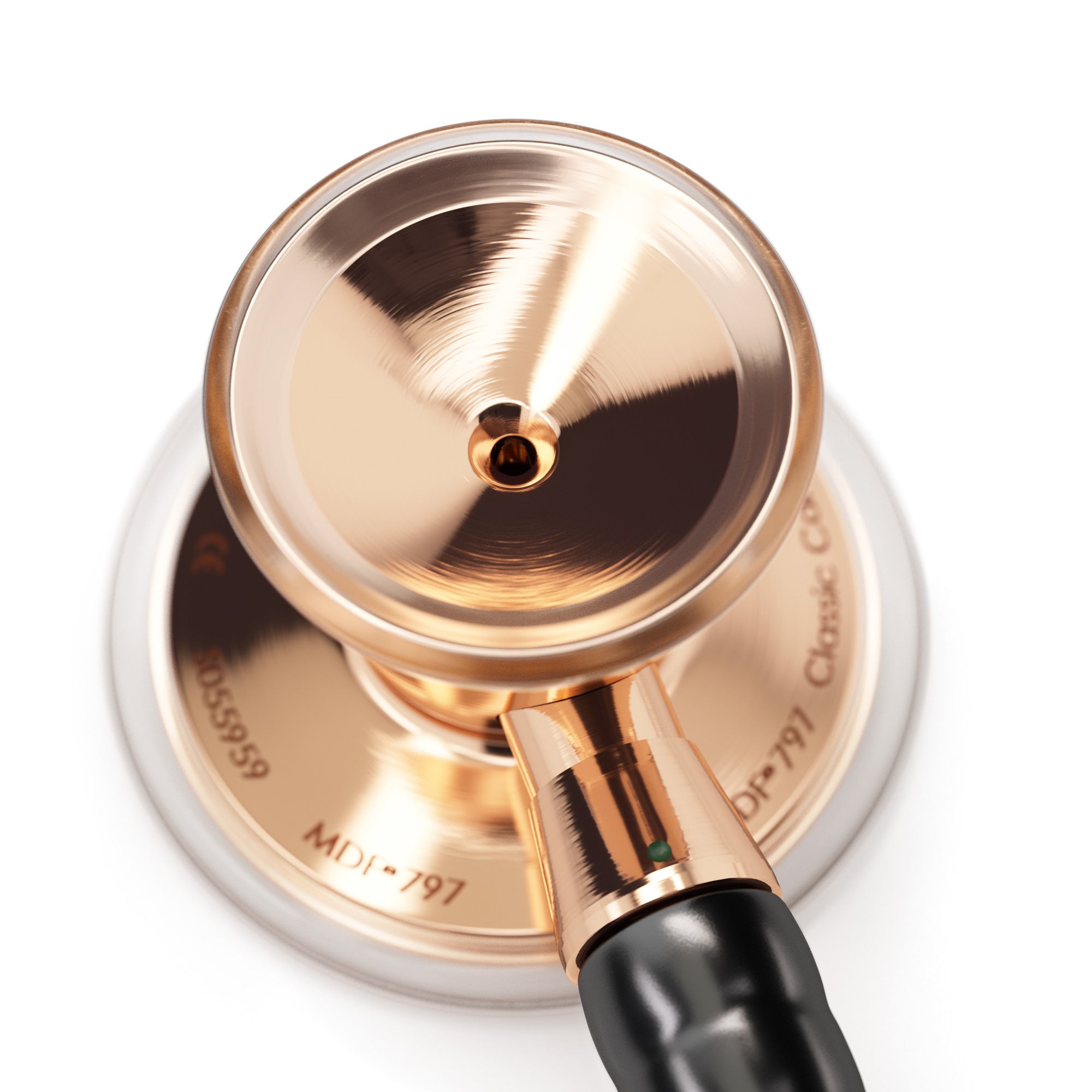 ProCardial® Stainless Steel Cardiology Stethoscope - Black/Rose Gold | Premium Dual Head Stethoscope for Medical Professionals, Nurses & Students | Ideal for Heart & Lung Auscultation in Clinics & Hospitals