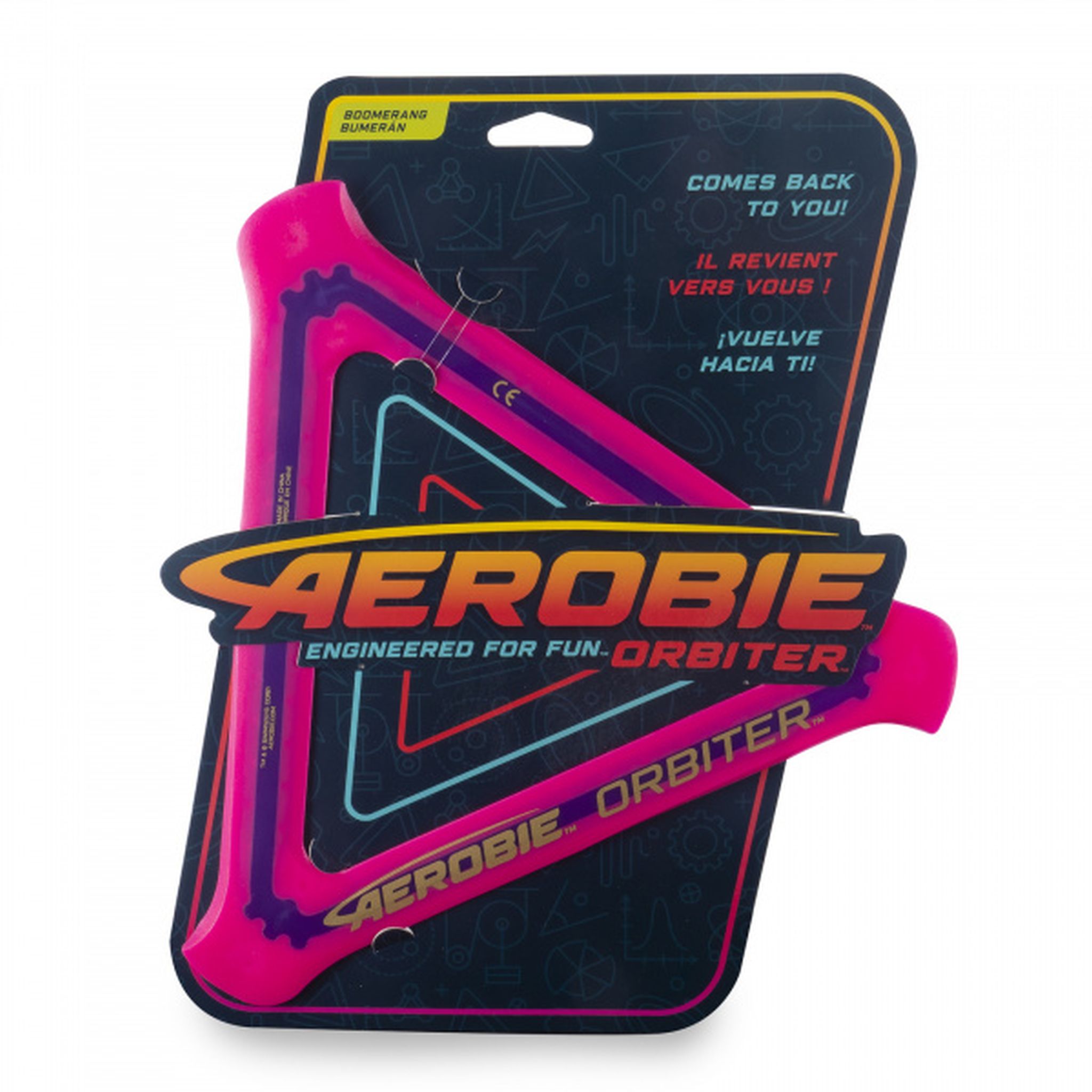 Aerobie Orbiter Boomerang - High Performance Flying Disc for Outdoor Fun, Sports & Backyard Games - Single Unit