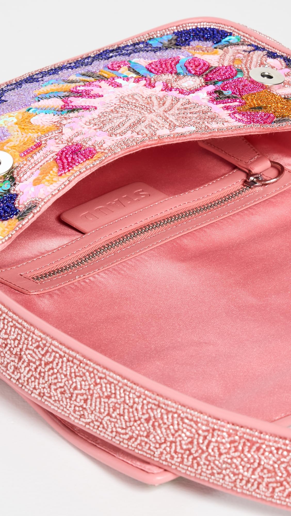 STAUD Women's Tommy Beaded Crossbody Bag - Stylish Beaded Handbag for Women, Perfect for Parties, Weddings & Evening Events