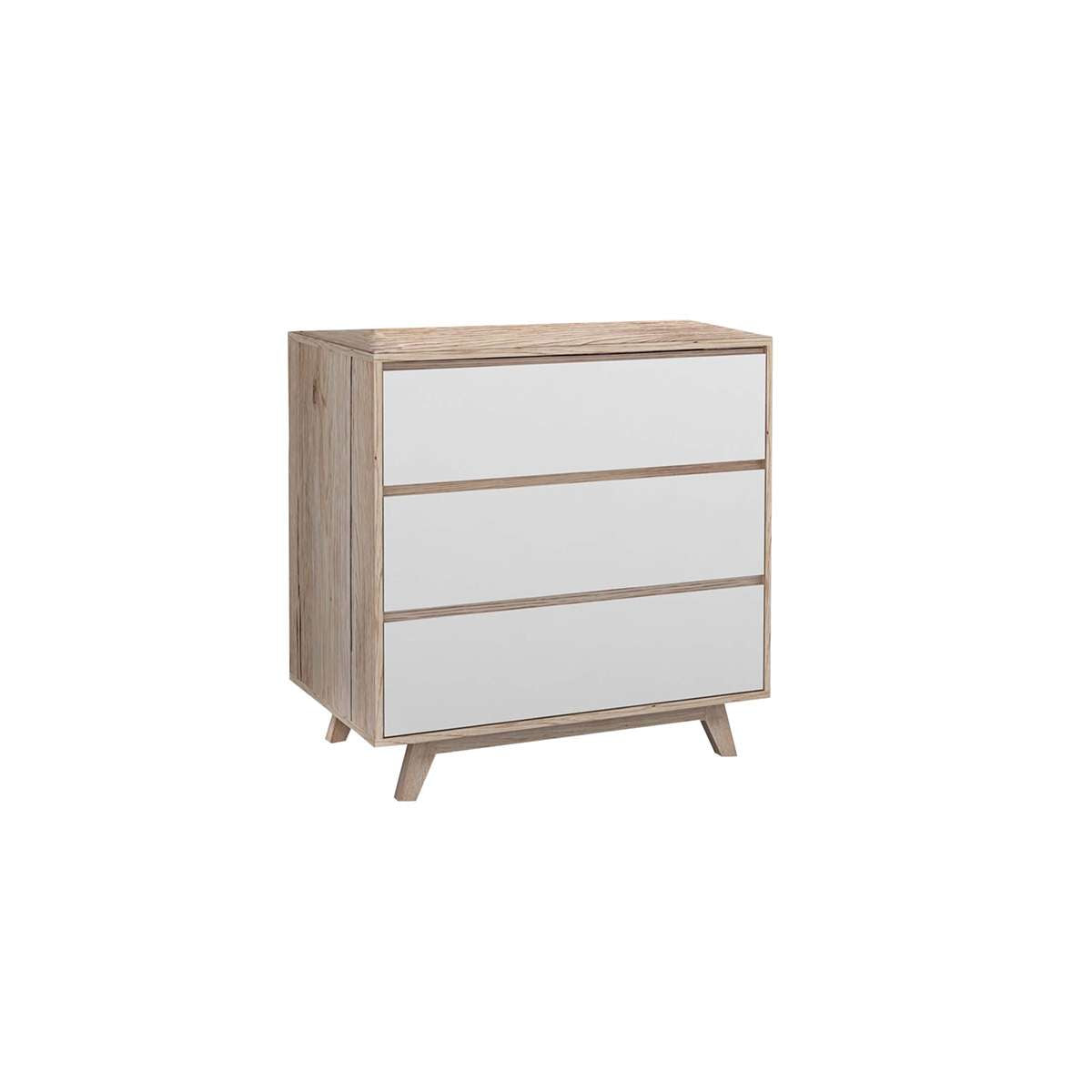 Jesse 3-Drawer Dresser - Stylish and Functional Storage for Bedroom, Living Room, or Office Organization