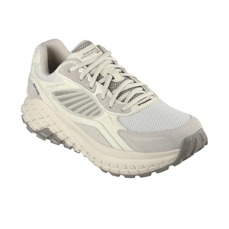 SKECHERS MONSTER EVO Performance Sneakers for Men - Lightweight Running Shoes with Cushioned Support (Style 232744/OFWT) - Perfect for Jogging, Gym Workouts & Everyday Wear